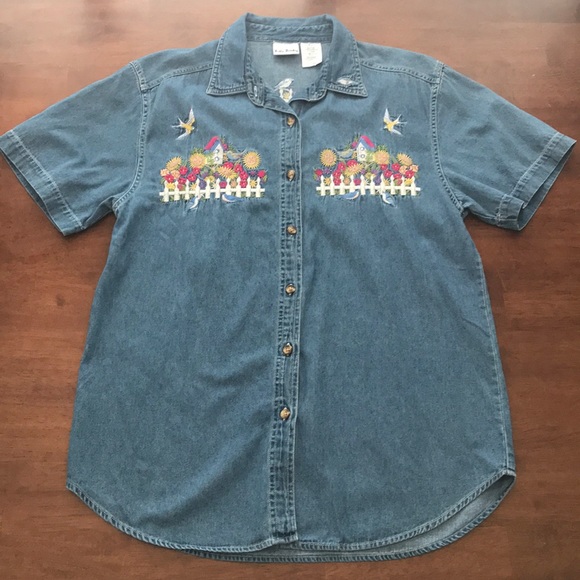 bobbie brooks denim shirts